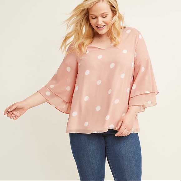 Lane Bryant Tops - Chiffon Kimono Blouse